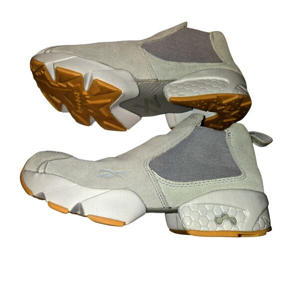 Reebok 5.5 Platform Girl's Furry Chelsea Boot Tennis Shoe Athletic Sneaker 5 1/2 - Picture 3 of 8